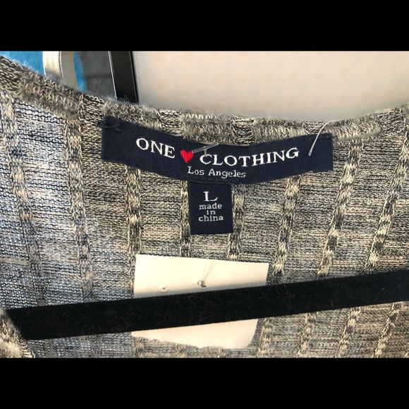 NWT, knit dress. Grey and flattering.. - Picture 3 of 5